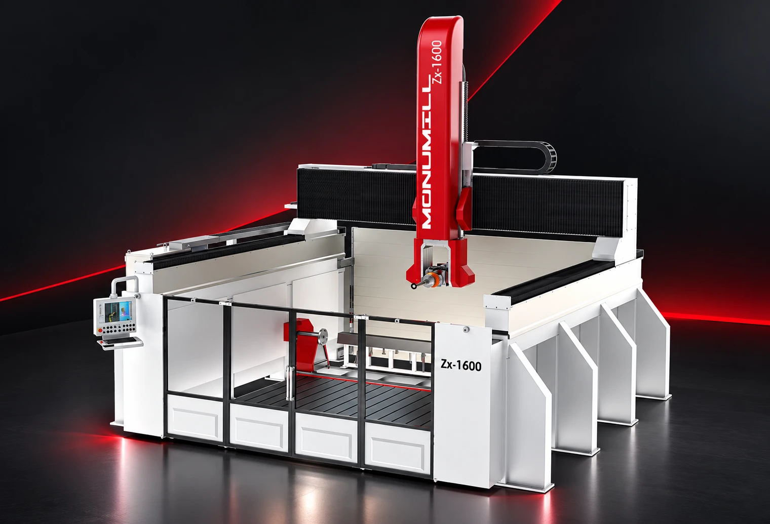 Monumill Zx-1600 CNC stone sculpting machine